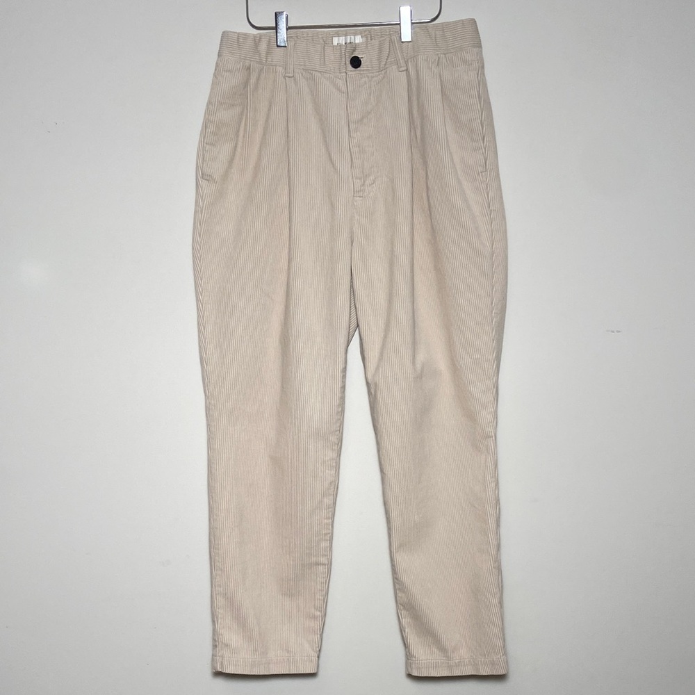 Still by Hand Cream Corduroy Trousers
